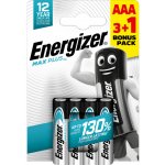 Energizer MAX PLUS AAA 4ks 7638900423051 – Zboží Mobilmania