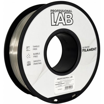 Prof. Lab Silk PLA transparent 1,75mm 1kg – Zboží Živě