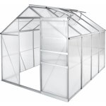 TecTake 402476 bez základny 250 x 185 x 195 cm hliník – Zboží Dáma