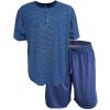 Pánské pyžamo n-feel 616 pánské pyžamo krátké modré