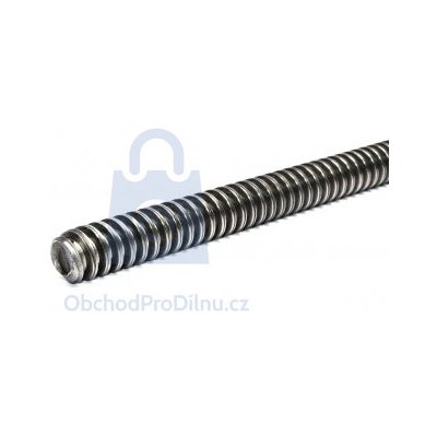 Tyč trapézová, DIN 103, levý závit, ocel C15 55 x 9 délka = 3 m, balení 1 ks – Hledejceny.cz