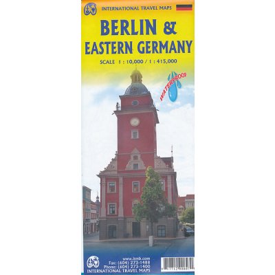 mapa Germany east Berlin 1:415 t.,1:10 t. ITM – Hledejceny.cz