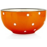 Toro Keramická miska oranžová s puntíky 490 ml – Zboží Dáma