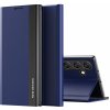 Pouzdro a kryt na mobilní telefon Pouzdro Beweare Sleep Flip SView Cover Samsung Galaxy A54 5G - modré
