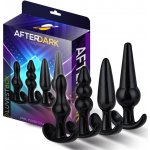 AfterDark Luvest Box Silicone Anal Plugs Collection Black 4 pack – Hledejceny.cz