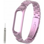 Xiaomi Mi Band 3/4 náhradní náramek Celokovový BRX Růžová MBSCZ-BRXCKRUZ – Hledejceny.cz
