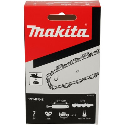 Makita Řetěz pilový 40cm 1.3mm 3/8" .050" 56čl 1914F8-2 – Sleviste.cz