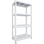 Biedrax Regál 50 x 90 x 180 cm 4 police – HobbyKompas.cz