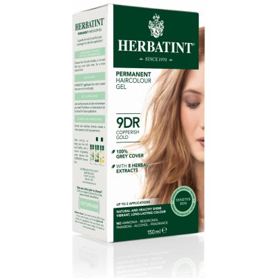 Herbatint permanentní barva na vlasy měděná zlatá 9DR 150 ml