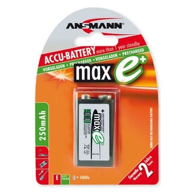 Ansmann maxE 9V 270mAh 1ks 10603 – Hledejceny.cz