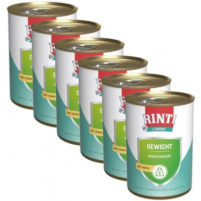 Rinti Canine Weight kuře 6 x 400 g – Hledejceny.cz