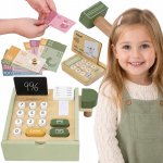 Viga Toys Dřevěná pokladna šedá a bílá – Sleviste.cz