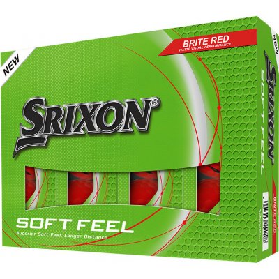 Srixon Soft Feel Golf Balls 2025 red červená – Hledejceny.cz