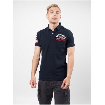 Superdry Tmavě modré polo tričko Classic Superstate