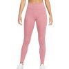 Dámské spodky Nike One Dri-Fit Mid-Rise Tight - desert berry/white