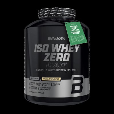 BioTech USA Iso Whey Zero Black 2270 g – Sleviste.cz