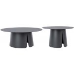 Bizzotto set dvou zahradních stolků Bryan 70/90 cm Šedý – Hledejceny.cz