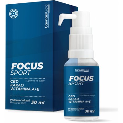 CannabiGold Sport Focus olej 2,5% 250 mg CBD 30 ml