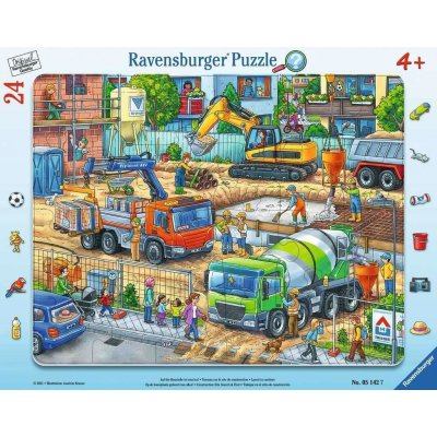 RAVENSBURGER Na staveništi 24 dílků – Zboží Mobilmania