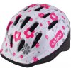 Cyklistická helma Extend Lilly květinková bílá 2021