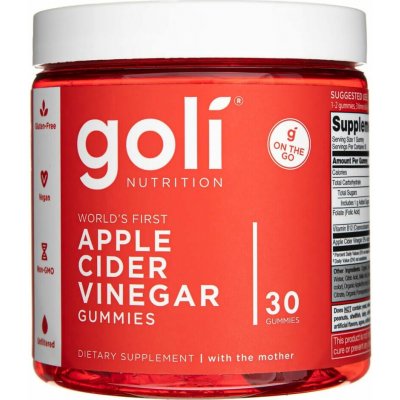 Goli Nutrition Jablečný ocet 30 gummies – Hledejceny.cz
