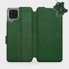 Pouzdro a kryt na mobilní telefon Samsung Pouzdro Mobiwear Flip Samsung Galaxy M22 - Zelené - L_GRS Green Leather