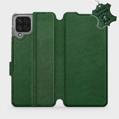 Pouzdro Mobiwear Flip Samsung Galaxy M22 - Zelené - L_GRS Green Leather