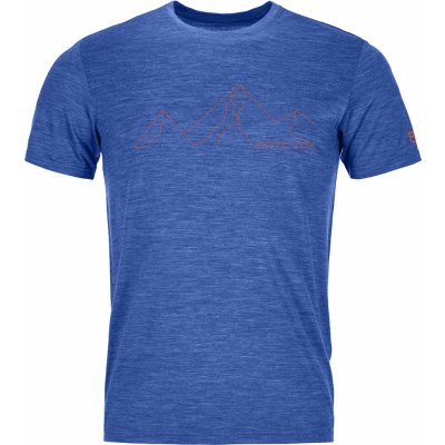150 Cool Mountain Face T-shirt Men's Just blue Blend