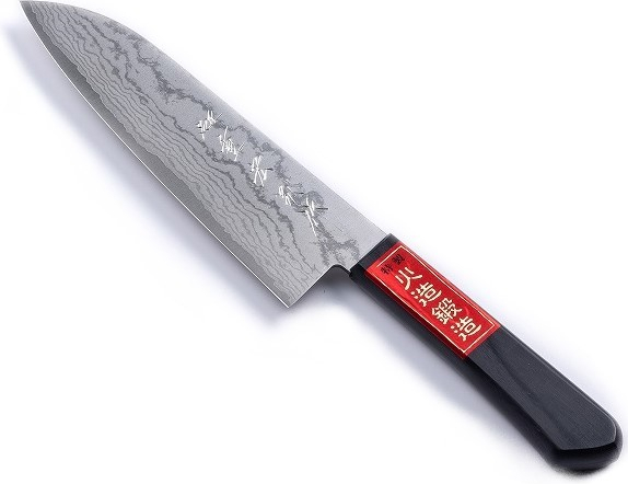 Shigehiro Santok Kuchyňský nůž u damaškový vzor 170 mm