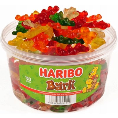 Haribo Bärli želé medvídci box 150 ks 1,2 kg – Zboží Mobilmania