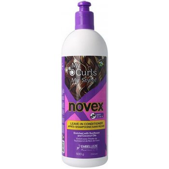 Novex My Curls Leave in Conditioner Soft bezoplachový kondicionér pro delší vlnité vlasy 500 g