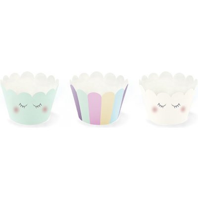 PartyDeco Košíčky na muffiny a cupcakes Unicorn, 6 ks – Zboží Mobilmania