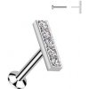 Piercing Šperky4U labreta PUSH IN piercing do brady LB048-1206