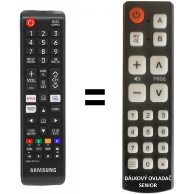 Dálkový ovladač Senior Samsung BN59-01315M – Hledejceny.cz