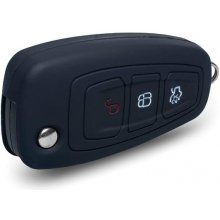 Klíčenka Ochranné silikonové pouzdro na klíč pro Ford s vystřelovacím klíčem barva černá
