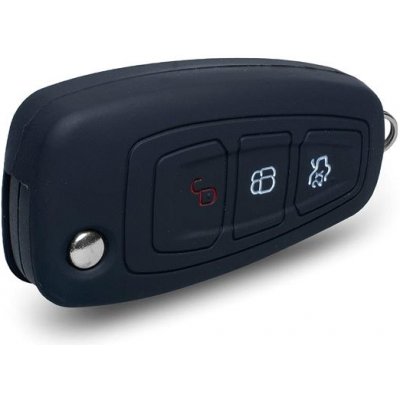 Klíčenka Ochranné silikonové pouzdro na klíč pro Ford s vystřelovacím klíčem černá – Zbozi.Blesk.cz