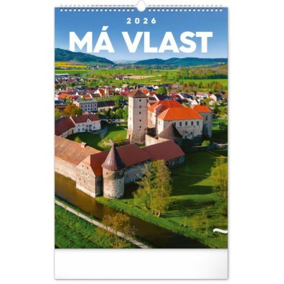 nástěnný Má vlast 33 x 46 cm 2026 – Sleviste.cz