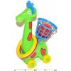 Hračka pro nejmenší Wiky Žirafa s kroužky a košíkem