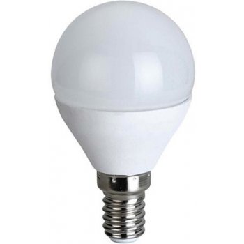 Solight LED žárovka miniglobe 6W E14 3000K 420lm bílé provedení