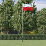 zahrada-XL Vlajka Polska a stožár 6,23 m hliník – Hledejceny.cz