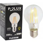 Polux GOLDLUX LED žárovka LED E27 A60 7W = 60W 806lm 4000K Neutrální bílá 320° Filament – Hledejceny.cz