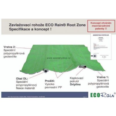 Eco RAIN Root Zone 500 zavlažovací rohože od 348 Kč - Heureka.cz