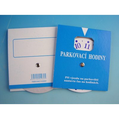 Parkovací hodiny 9 x 10 cm – Zboží Dáma