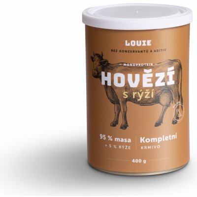 Louie hovězí a vepřové s rýží 400 g – Hledejceny.cz