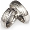 Prsteny Aumanti Snubní prsteny 4 Platina bílá