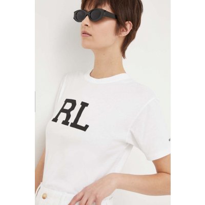 Ralph Lauren Bavlněné tričko Polo 211892611 bílá – Zboží Mobilmania