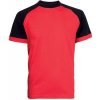 Pánské Tričko Trička krátký rukáv tričko s krátkým rukávem OLIVER červeno-černé