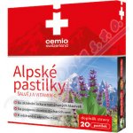 Cemio Alpské pastilky Šalvěj a vitamin C past.20 – Hledejceny.cz