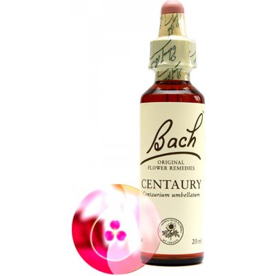 Bachovy květové esence Zeměžluč lékařská Centaury 20 ml