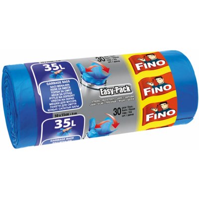 Fino Pytle na odpad Easy pack vázací 35 l 16µm 30ks – Zbozi.Blesk.cz